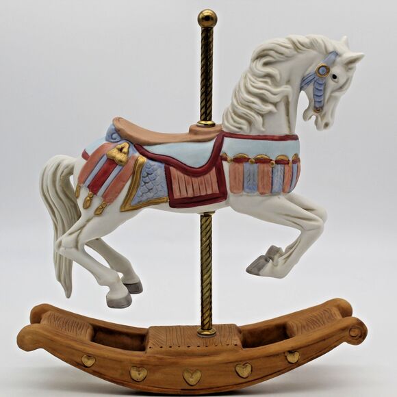 Homco Other - Vintage Homco Carousel Rocking Horse Figurine #1416